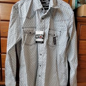Wrangler 20X Competition Advanced Comfort LS Western Pearl Snap Shirt